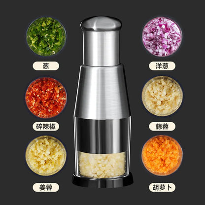 Multipurpose vegetable chopper for garlic, onions, and more